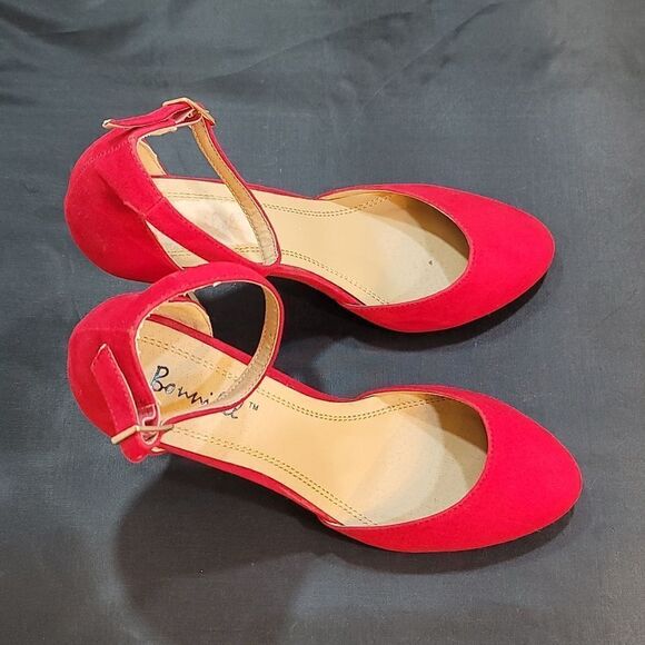 BOWMILEL ROUND TOE HIGH HEEL STILETTO D'ORSAY SHOE - Picture 7 of 14